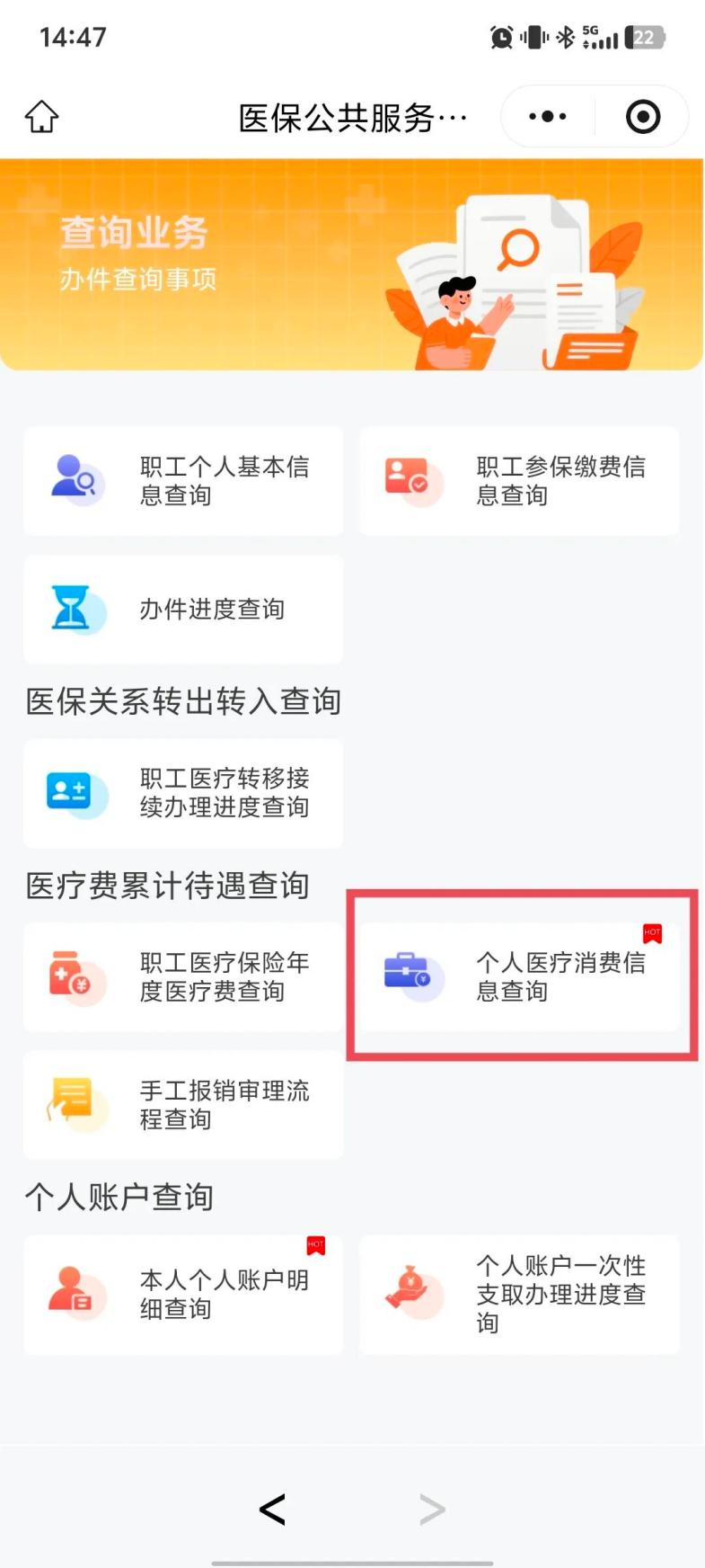 如何查詢個人醫療消費資訊?(手機端) 如何查詢個人醫療消費資訊?(手機端)