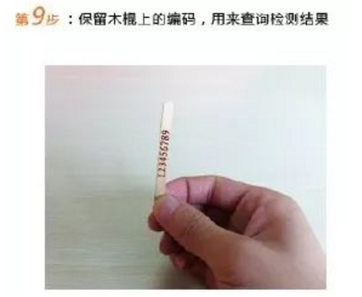 第9步：保留木棍上的编码，用来查询检测结果