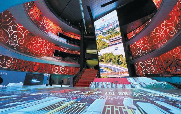 2022北京冬奥会开幕式的场景在中国电影博物馆完美再现。