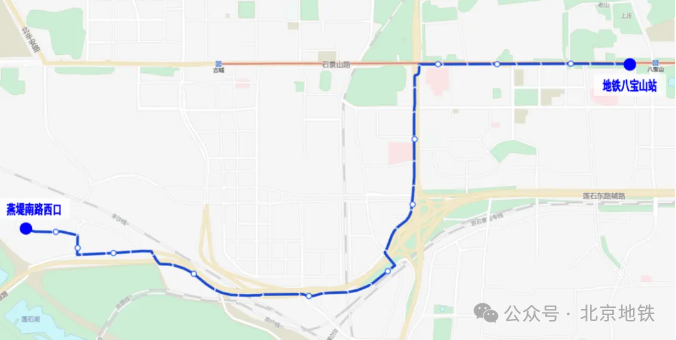 專91路燕堤南路西口發出方向線路圖