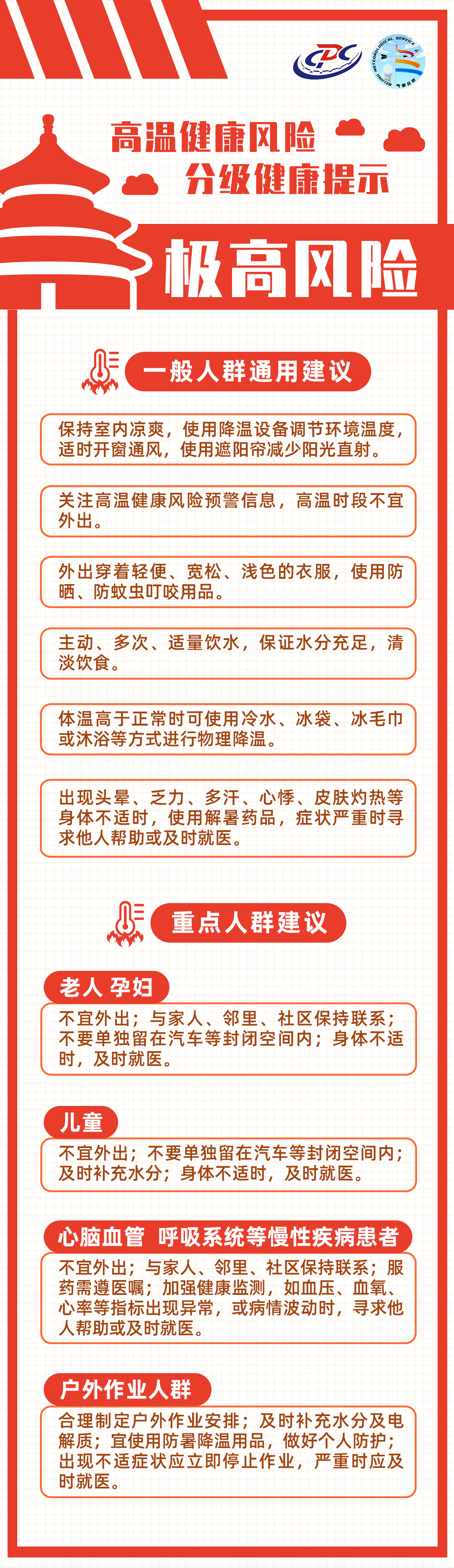 北京市疾病預防控制局與北京市氣象局首次聯合發佈高溫健康風險預警