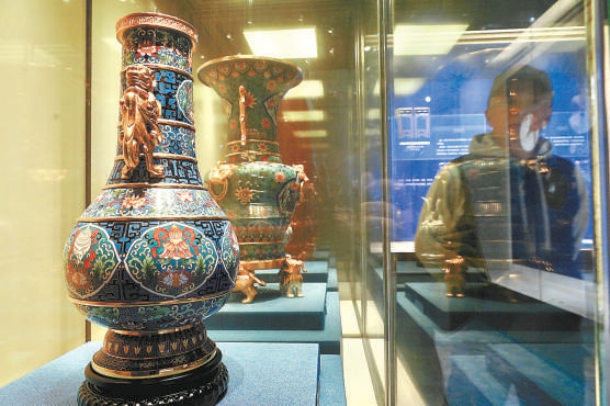 景泰藍非遺文創精品北海展出 景泰藍非遺文創精品北海展出