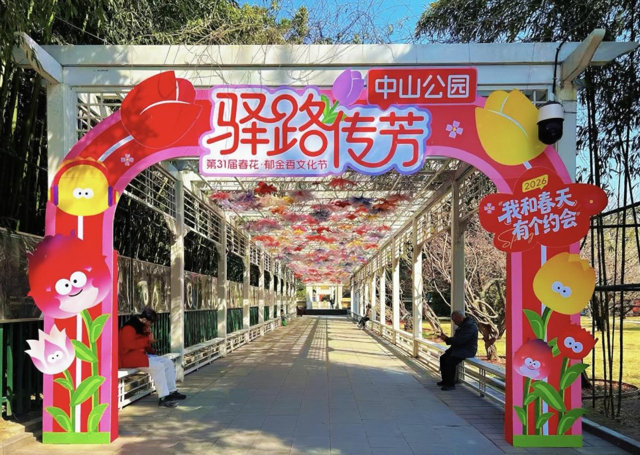 百餘種鬱金香繽紛亮相!中山公園鬱金香文化節啟幕 百餘種鬱金香繽紛亮相!中山公園鬱金香文化節啟幕