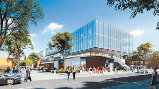 北京國際設計周永久會址二期工程(家園中心)效果圖。 北京國際設計周永久會址二期工程(家園中心)效果圖。