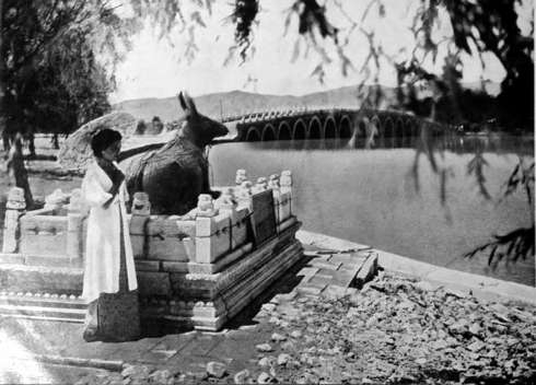 民國時期遊人在頤和園 民國時期遊人在頤和園