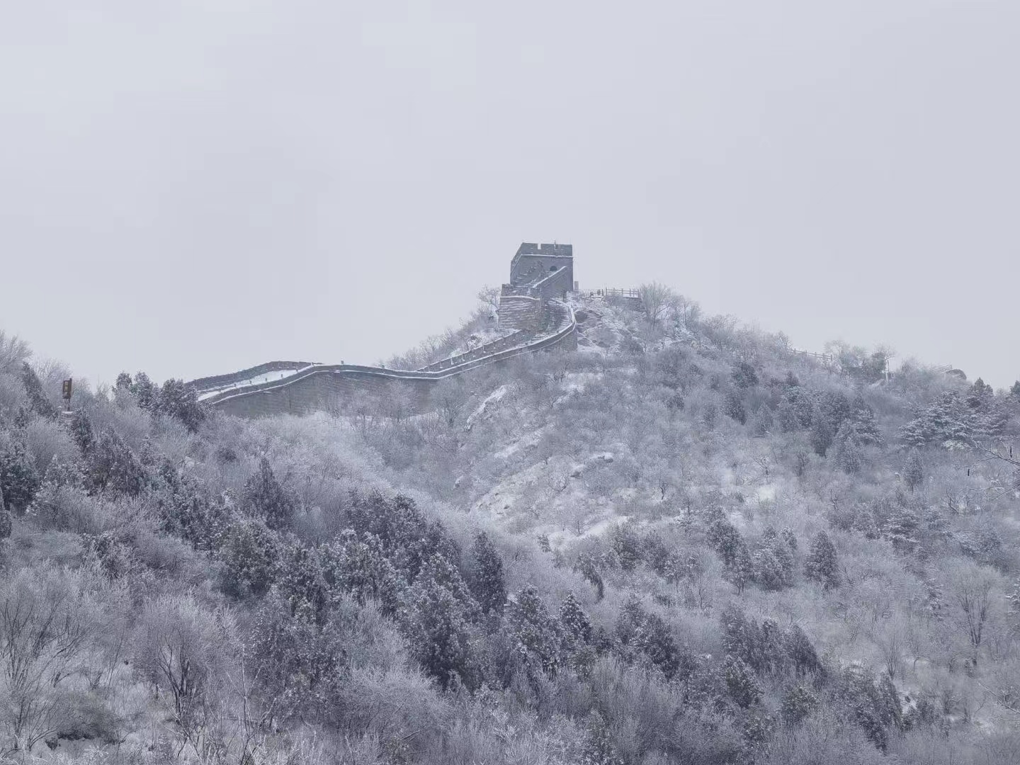 春雪作飛花 赴一場與八達嶺長城的別致盛宴 春雪作飛花 赴一場與八達嶺長城的別致盛宴