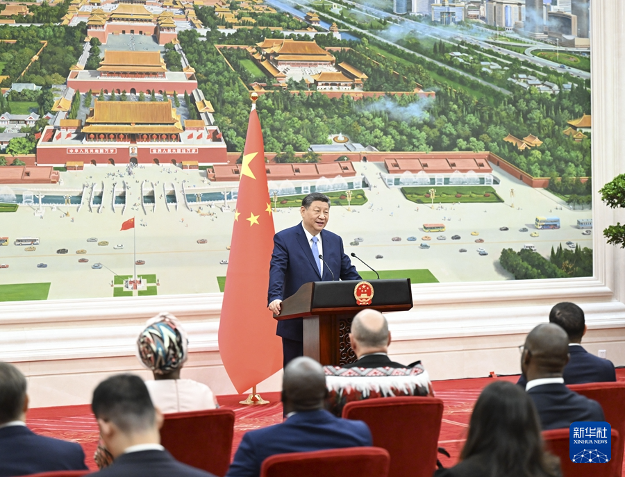 習近平接受外國新任駐華大使遞交國書 習近平接受外國新任駐華大使遞交國書