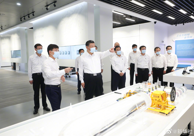 習近平在江蘇蘇州市考察調研 習近平在江蘇蘇州市考察調研