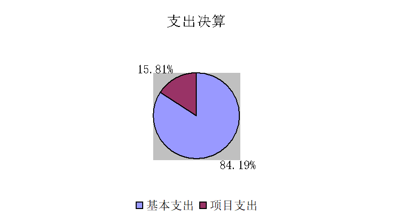 基本支出和項目支出情況