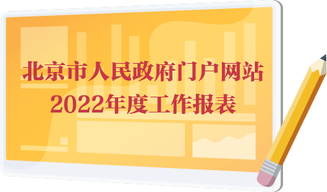 北京市人民政府門戶網站2022年度工作報表