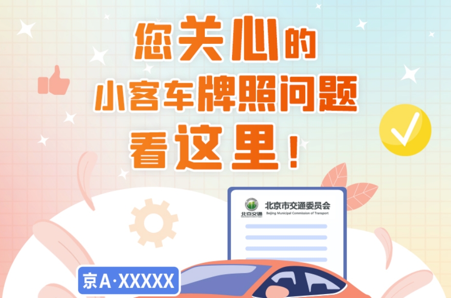 您關心的小客車牌照問題看這裡！