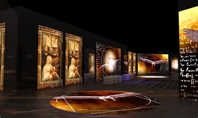 “致敬達芬奇”全球光影藝術展在京展出
