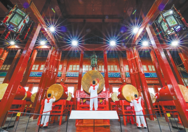 鼓樓更鼓表演
