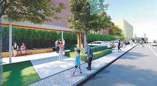 麻线胡同“微花园”即将落成 麻线胡同“微花园”即将落成