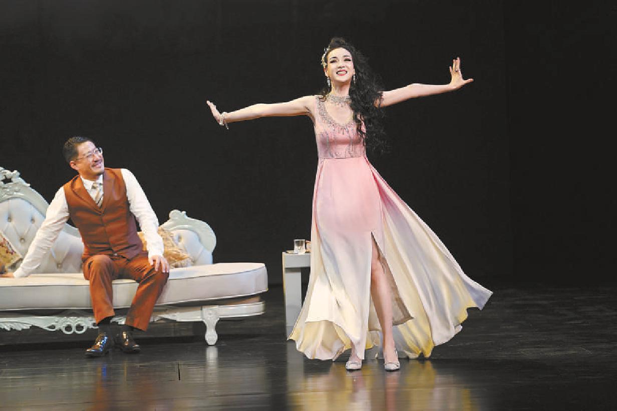《日出》在北京国际戏剧中心曹禺剧场上演。 （方非 摄）