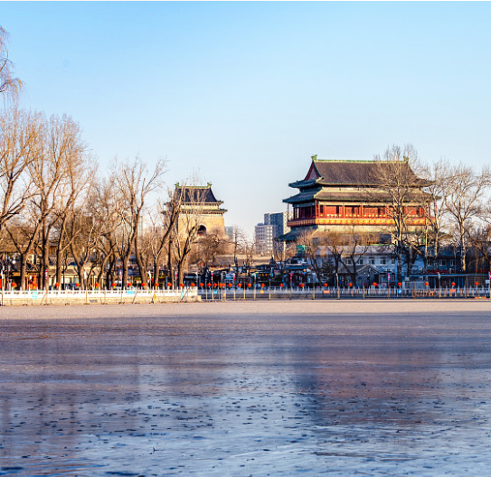 冬日溜冰什刹海，老北京风情在“街”“巷”
