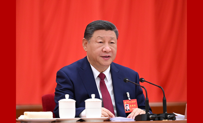 中國共産黨第二十屆中央委員會第四次全體會議在京舉行