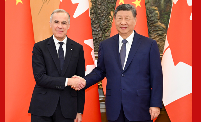 習近平會見加拿大總理卡尼