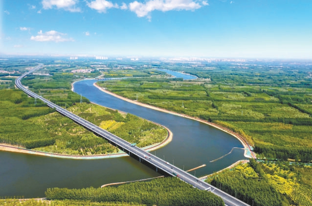 首都环线高速与北运河在京津冀大地展开一幅壮美画卷