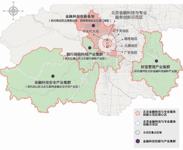 图6-1 “一区一核、多点支撑”示意图