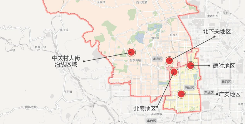 圖6-2 “北京金融科技與專業(yè)服務創(chuàng)新示范區(qū)”示意圖