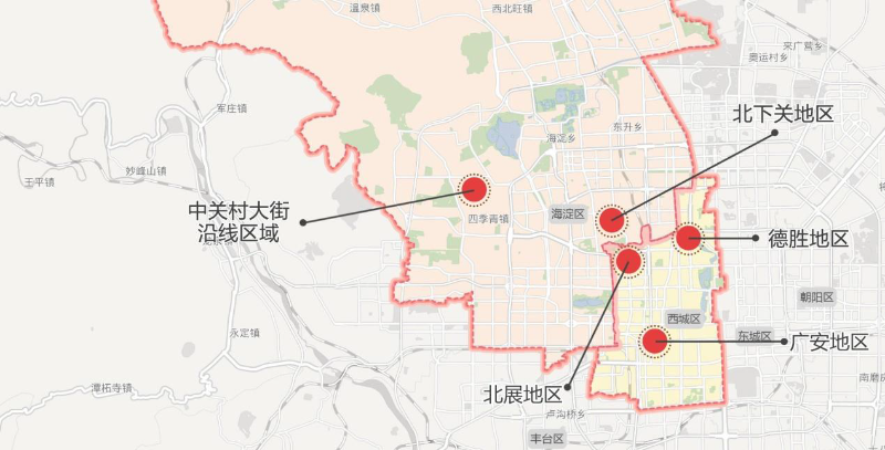 图6-2 “北京金融科技与专业服务创新示范区”示意图