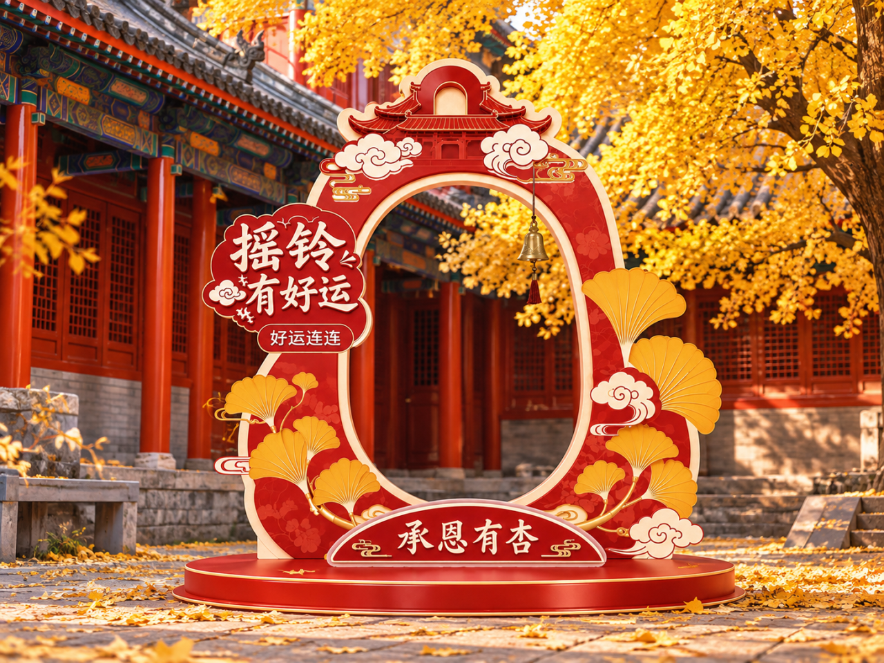 赏秋惊喜 模式口“古迹F4”来了