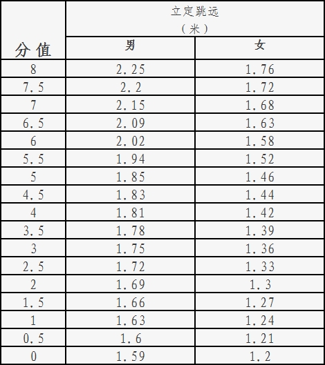 评分标准