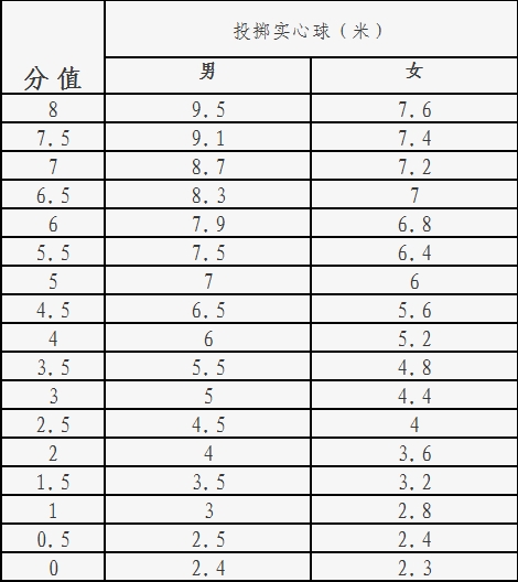 评分标准