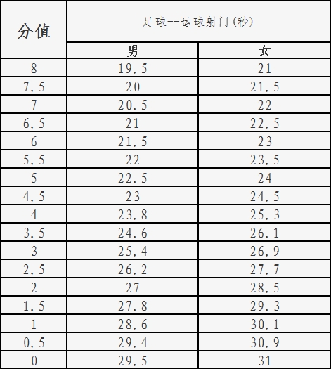 评分标准