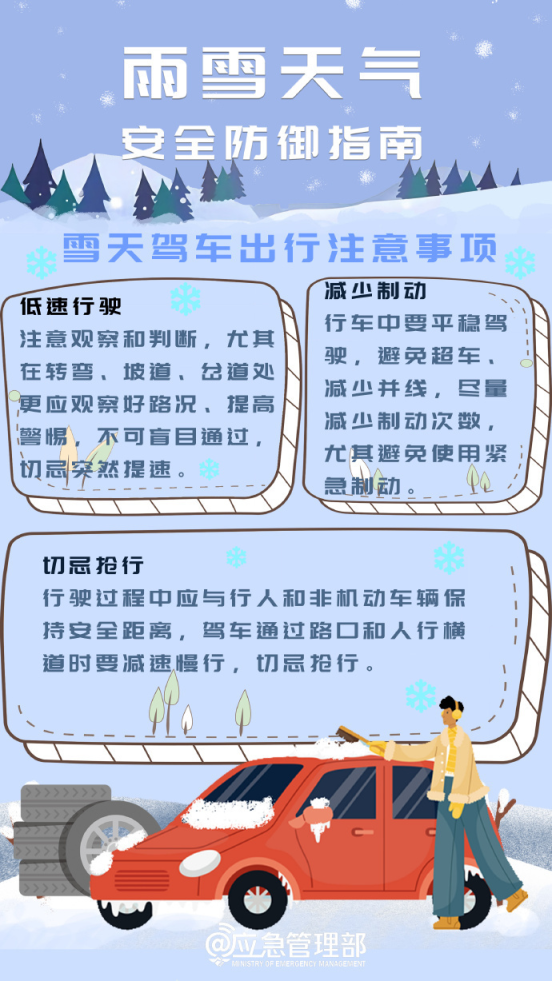 北京下雪了！这份雨雪天安全出行指南送给您