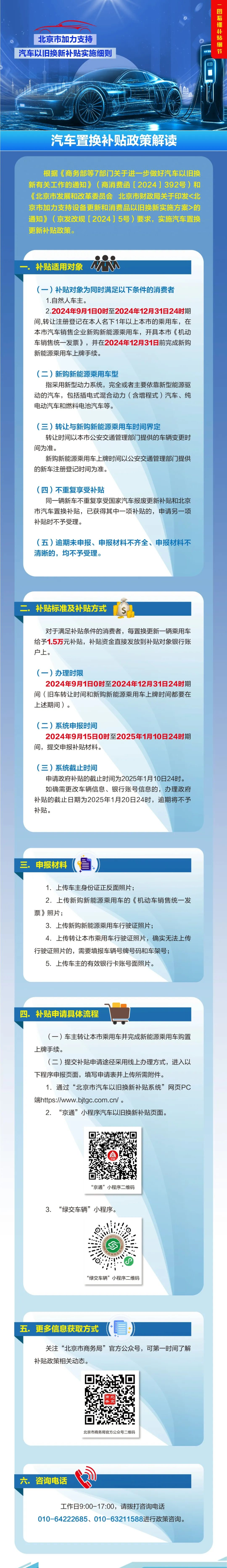 一图读懂汽车置换补贴政策