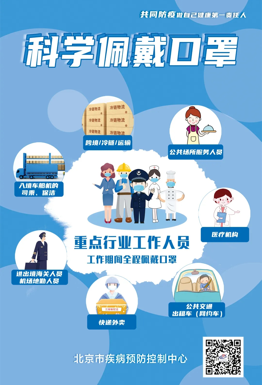 市疾控中心提醒：坚持科学佩戴口罩 加强防护不放松