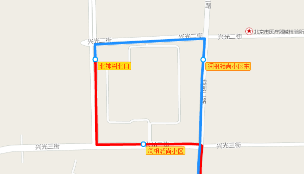 调整后首末站：汇龙森科技园→北神树北口(北神树北口→科创十四街西站)