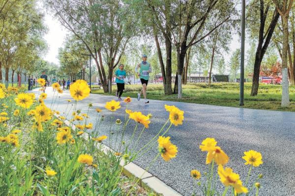 位于绿化隔离地区的昌平区东小口城市休闲公园（资料图）。