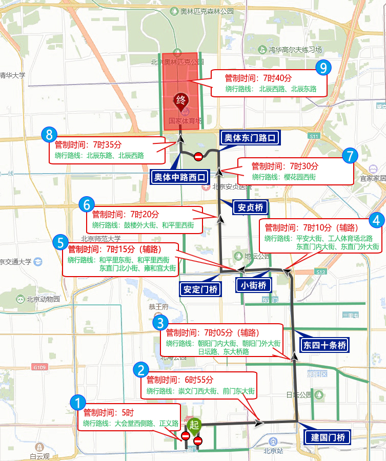 半程马拉松比赛部分道路将采取临时交通管理措施