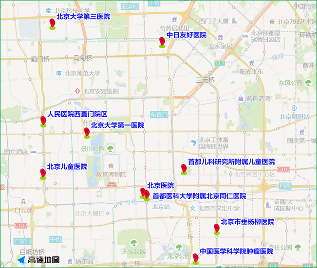 早高峰至上午时段学校、医院周边道路车流量较大