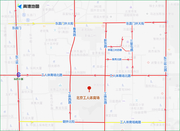 中超联赛、延庆半程马拉松活动期间周边道路短时车流集中
