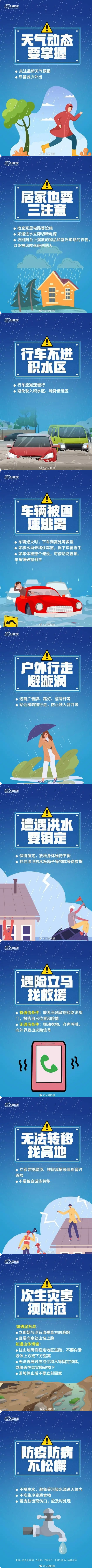 应急科普：暴雨天气10个安全指南，关键时刻能救命