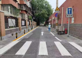 宣师一附小周边道路调整单行