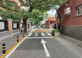宣师一附小周边道路调整单行