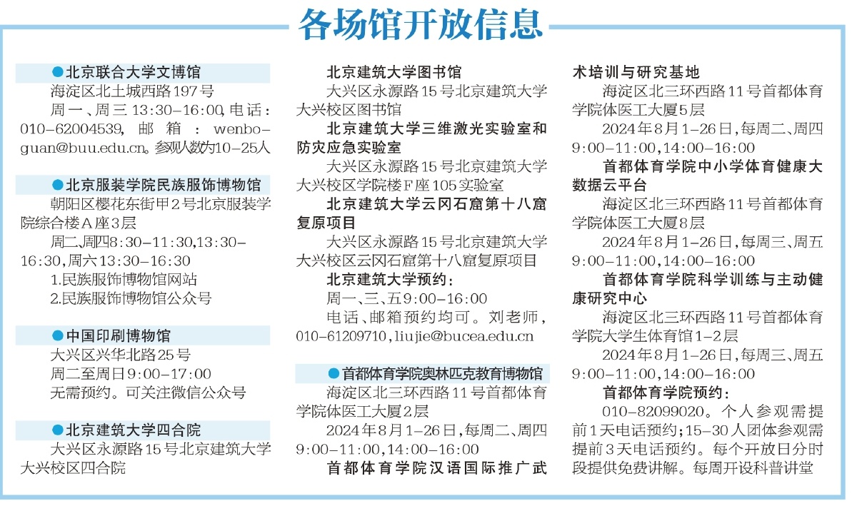 市属高校向中小学生开放11家博物馆