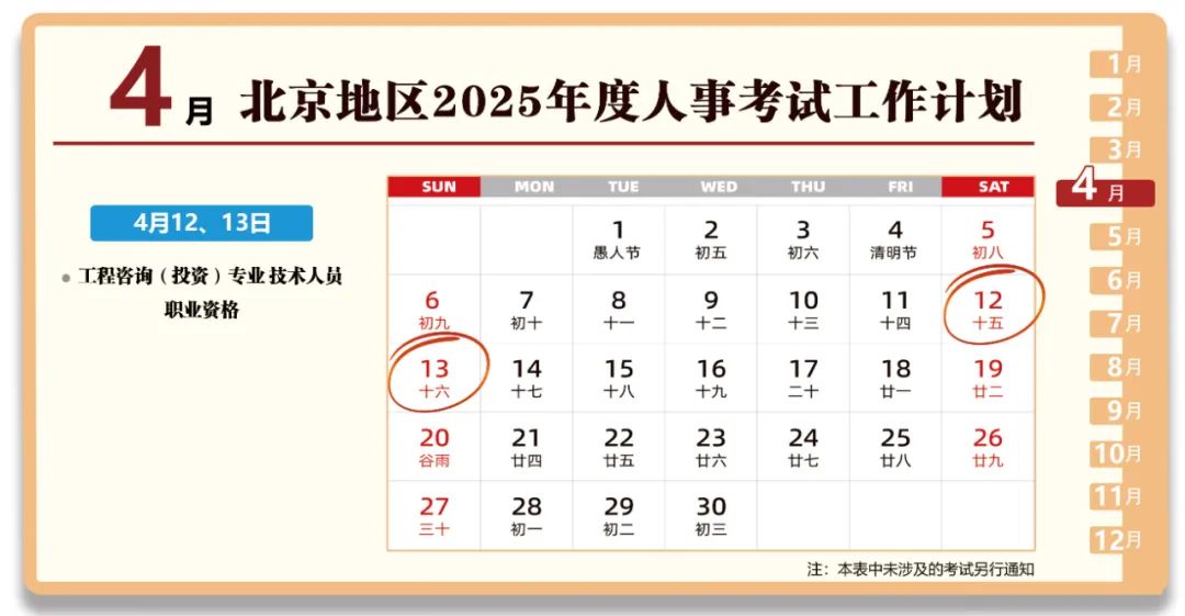 北京地区2025年度人事考试工作计划