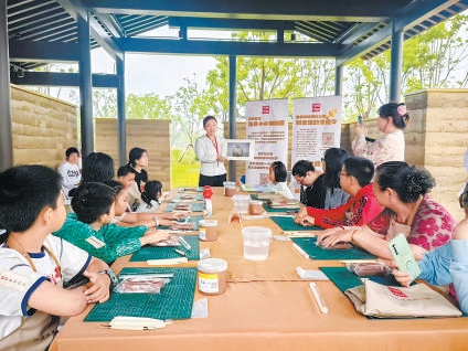6月14日，路县故城遗址博物馆举办制陶科普体验活动。