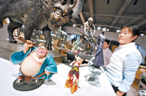 北京国际设计周吉里国际艺术区分会场现场。 北京国际设计周吉里国际艺术区分会场现场。