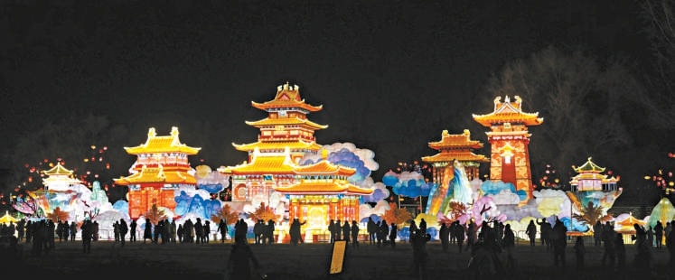 2026圆明园新春灯会昨晚盛大启幕。