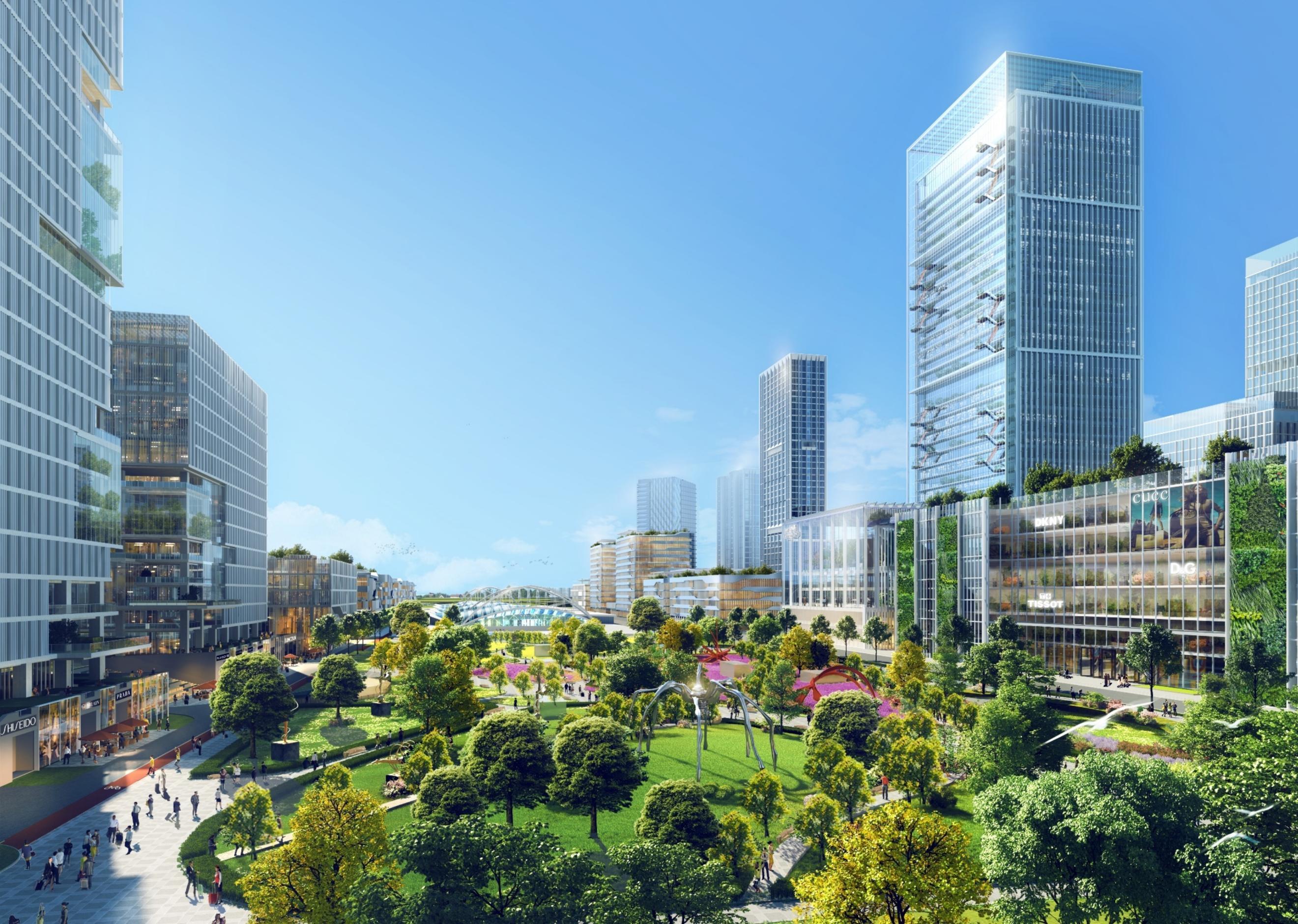 潞通公园规划效果图。