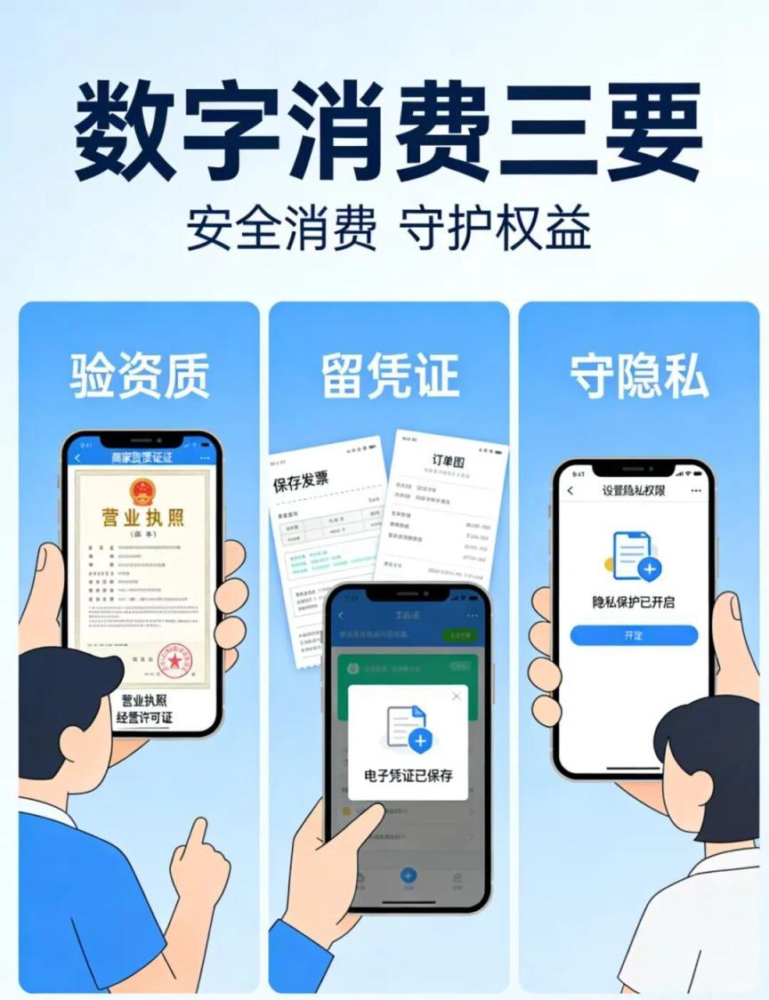 数字消费“三要三不要”