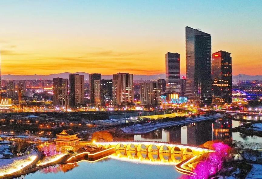 远眺运河商务区。