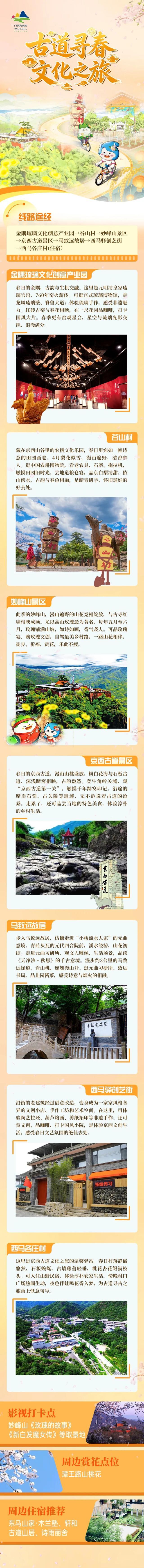 跟着三条门头沟春日赏花线路，打卡限定浪漫